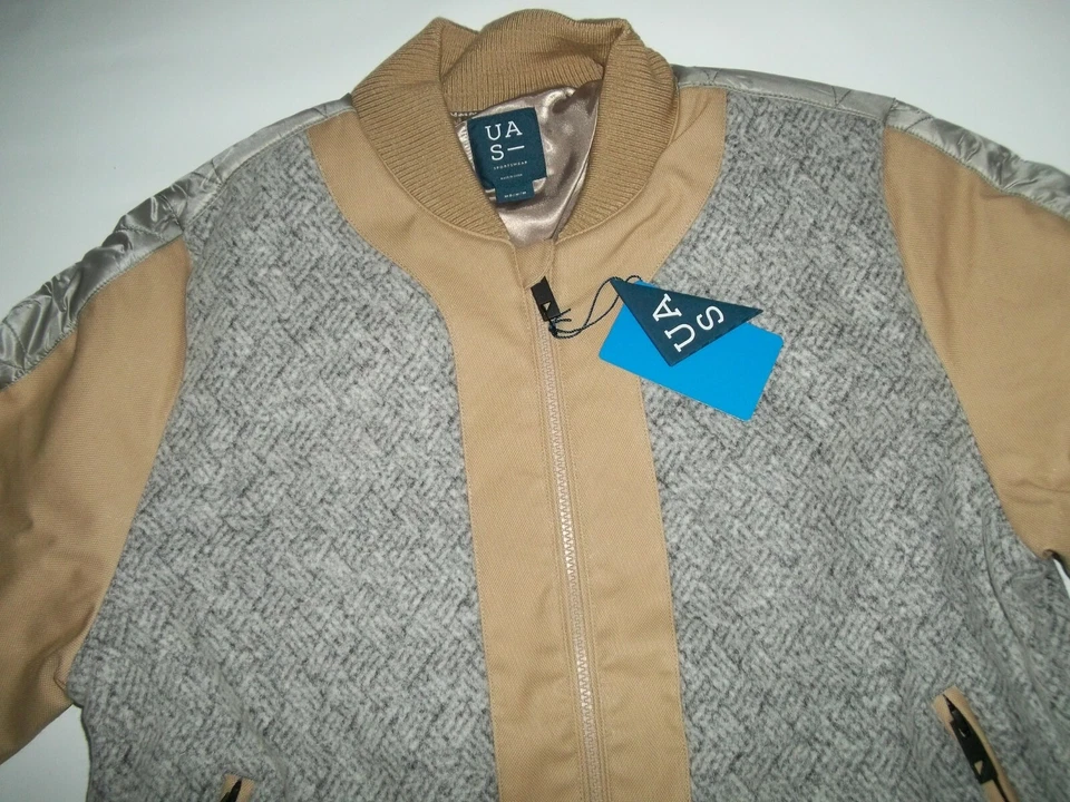 UNDER ARMOUR Ropa Deportiva UAS WOOL BOMBER CHAQUETA AISLADA PARA Hombres MEDIANA $300 NUEVA Foto 2 de 4