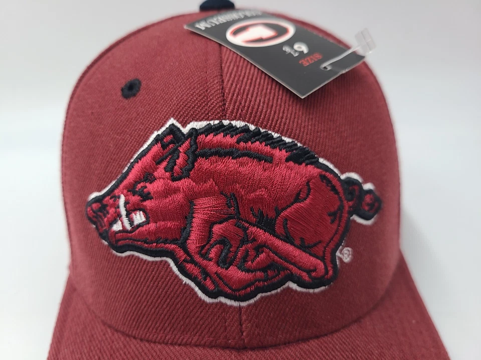Vintage University of Arkansas Razorbacks Colosseum Fitted 6 7/8 Hat Cap NCAA - Image 4 of 4