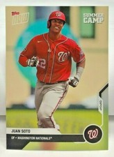 Juan Soto 2020 Topps Now Summer Camp Edition Wave 3 #OD-503 NATIONALS - SP /1763