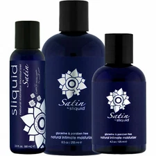 Sliquid Naturals Satin Aloe & Carrageenan Infused Lubricant - Choose Size