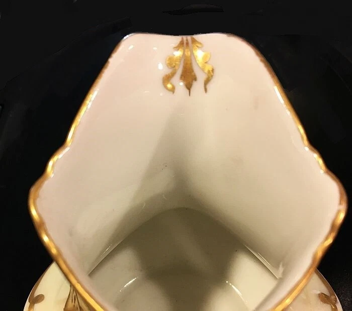 Antiguo juego francés de azúcar y crema. Art Nouveau de 1900, Limoges Bawo & Dotter. Foto 2 de 4