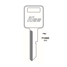 ILCO Replacement Uncut Key Blank for GM - B44 - GM-8E (10 Pack)
