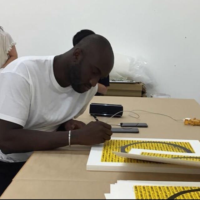 Takashi Murakami x Virgil Abloh (Off-White) Kyoto Enso Silk screen