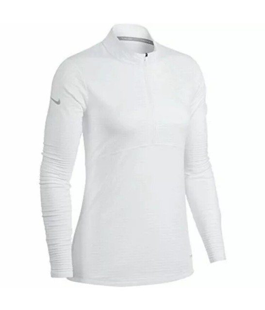 nike white half zip