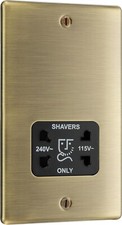 BG Nexus Antique Brass Switches & Sockets Full Range Satin Gold metal Black 