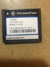 1X DELKIN DEVICES CE12TFJHK-F1118-D MEMORY CARD, COMPACTFLASH, SLC, 128MB
