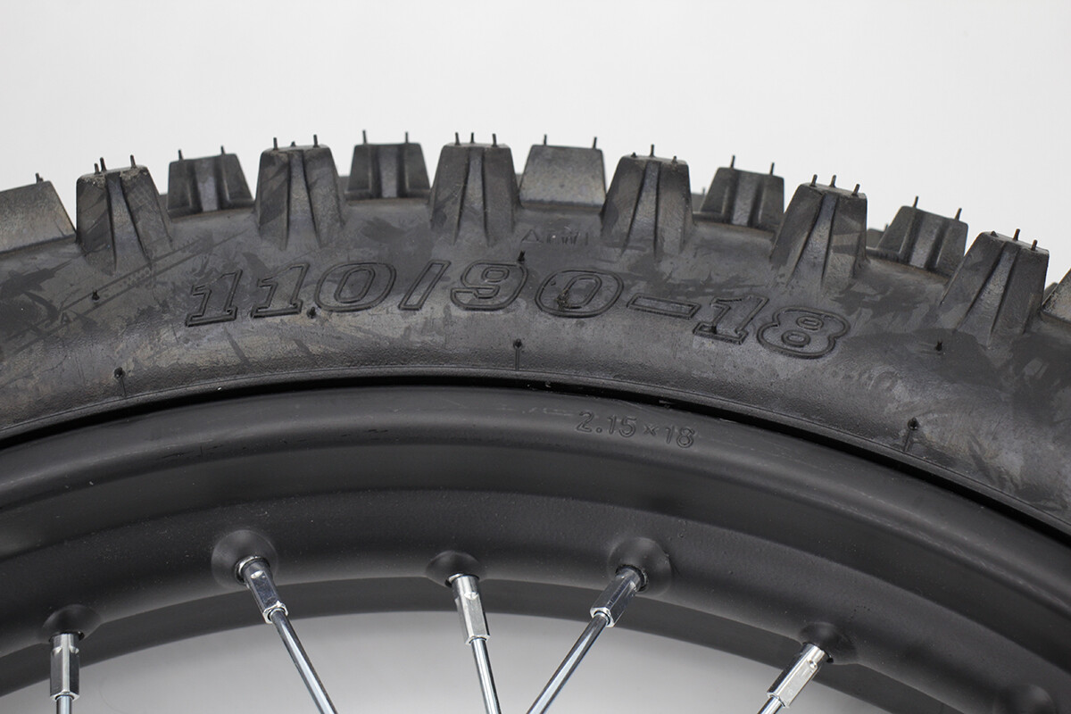 110/90-18 Rear Wheel Assembly 15mm Axle Wheel For Dirt Bike 250cc