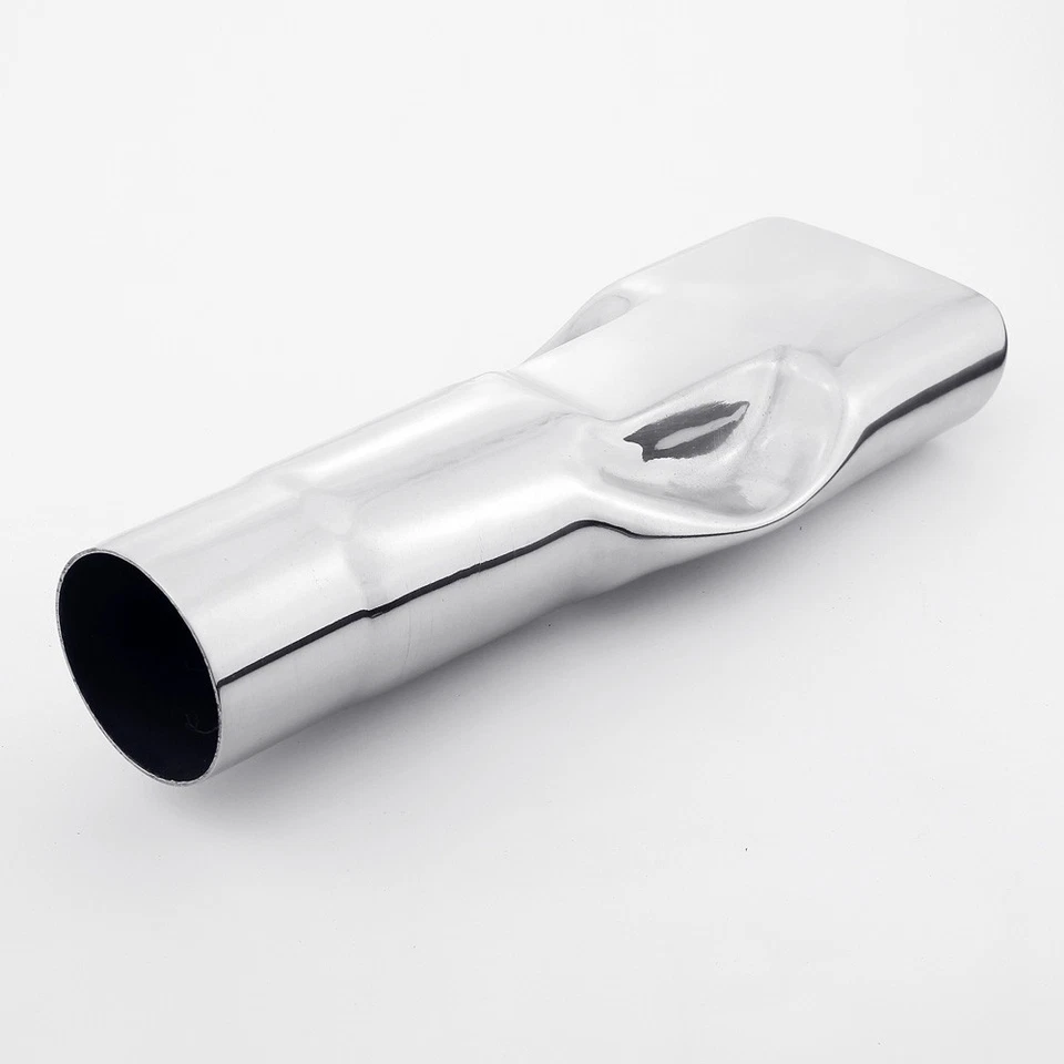 Punta de escape de acero inoxidable 304 de entrada de 2,12" para Ford Mustang clásico 1969/1970 Foto 4 de 4