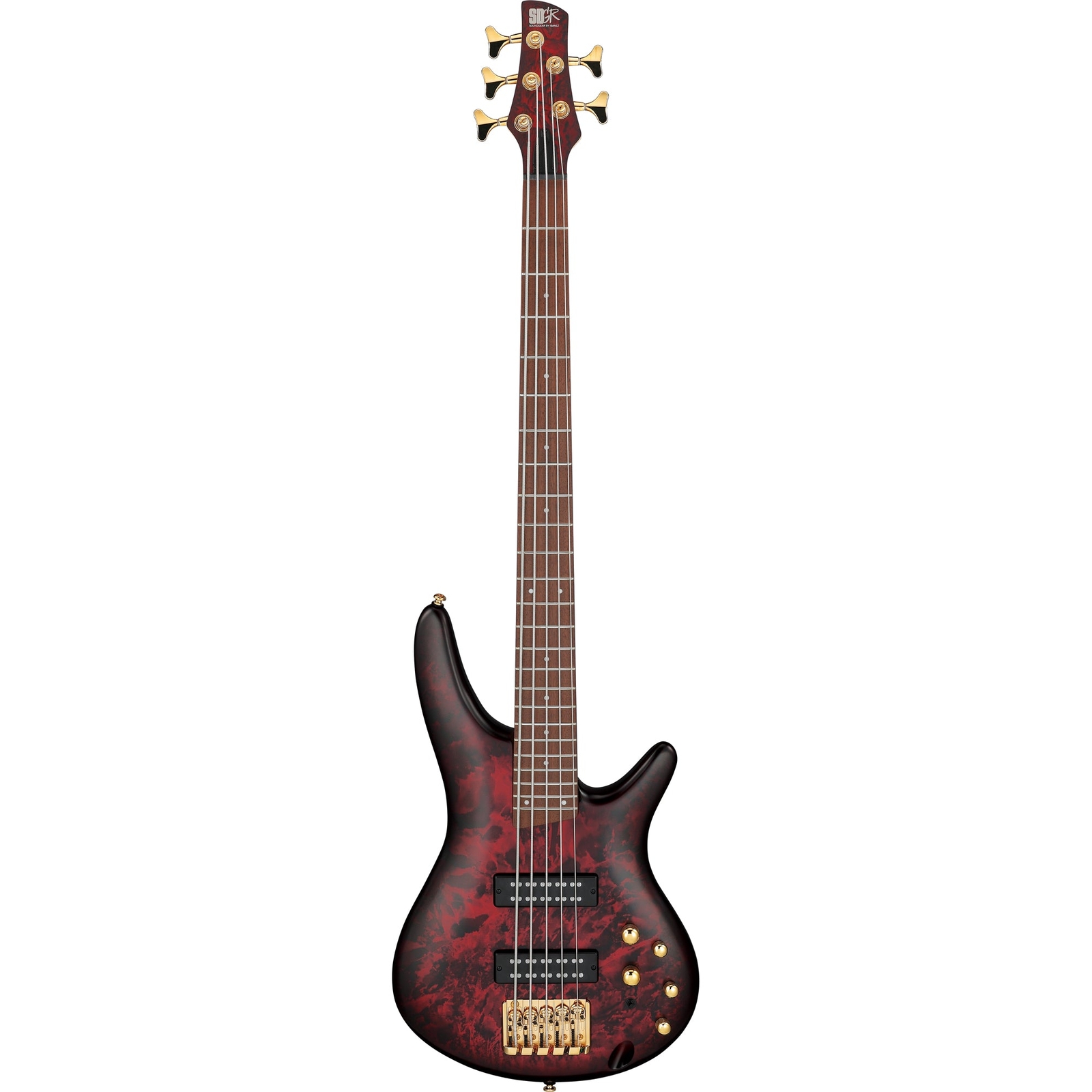 Ibanez SR305EDX SR Standard 5-String Electric Bass - Wine Red Frozen Matte
