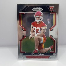2021 Panini Prizm Football Noah Gray Base RC #418 Kansas City Chiefs