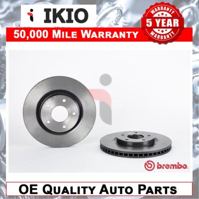 Fits Nissan Qashqai X-Trail 1.5 dCi 1.6 2.0 2.5 Brake Discs Front Ikio