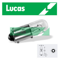 Lucas - 6V 4W BA9S - T4W Mcc T8.5 - 293 - GlüHbirne - Seite, Heck, Nummernschild