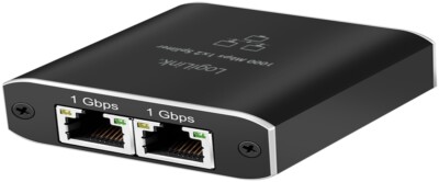 LogiLink Gigabit Ethernet Splitter, RJ45/USB-C - 2x RJ45