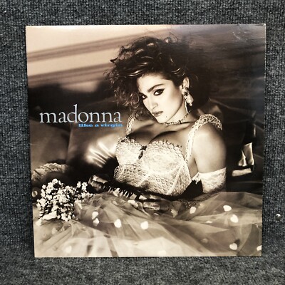 Madonna US 反転ジャケット Like A Virgin LP レコード sealed 未開封 US-original back sleeve printed upside down