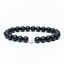 Mens Beads 8mm Natural Agate Gemstone Bead Bracelet - Handmade Weave, No Clasp, For Men & Women Natural Stone Bracelet - Foto 6