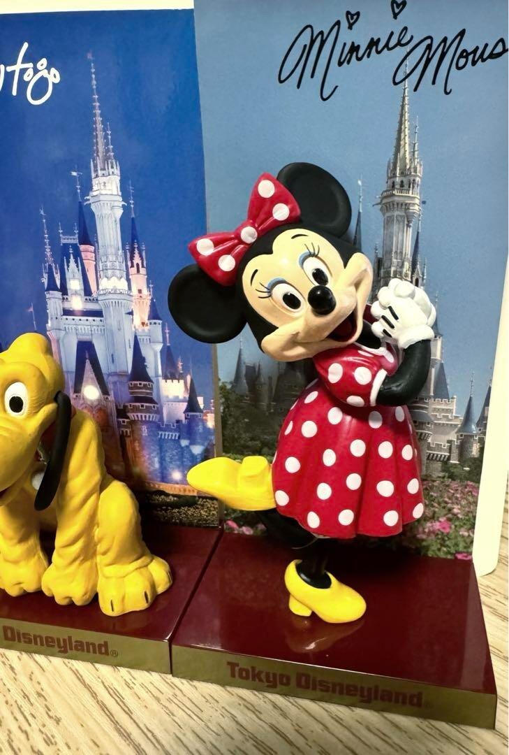 Disneyland Mickey Mouse & Minnie Pluto Figure Figurine