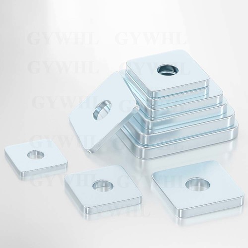Square Plate Washers Heavy Duty Thick Zinc Plated M6 M8 M10 M12 M14 M16 M18 -M36 - Picture 8 of 8