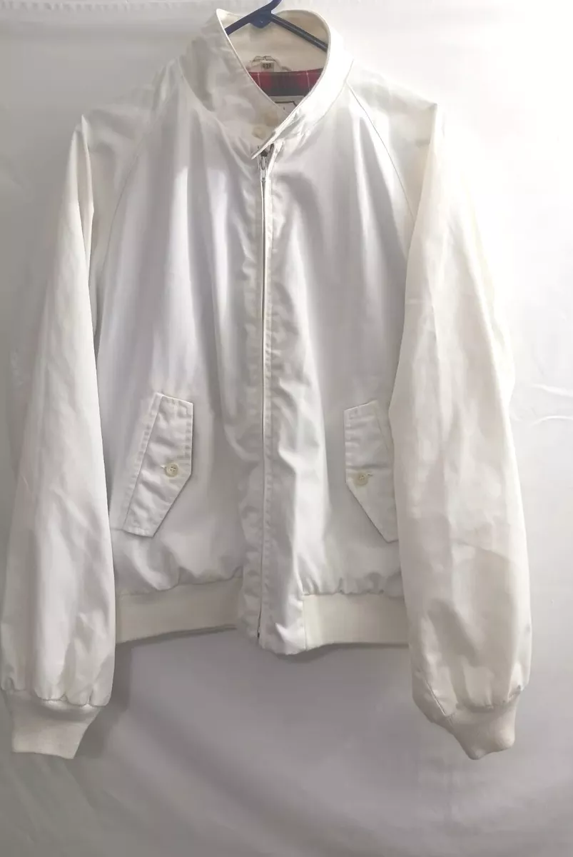 White clearance harrington jacket