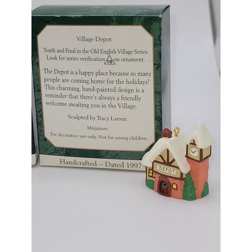 ¡3 miniaturas Hallmark! ~ 'Mouse King' ~ 'Sailor' ~ 'Village Depot' ~ Usado en excelente estado en caja - Imagen 5 de 5