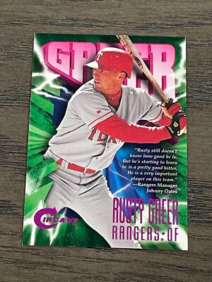 1997 Circa Rave Rusty Greer #43 Texas Rangers /150 RARE