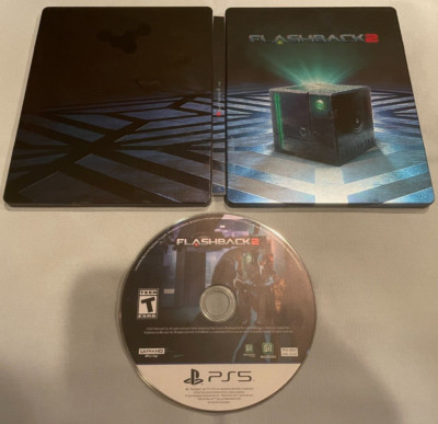 FLASHBACK 2: Limited Steelbook Edition - PlayStation 5 PS5 Game Case & Disc Only