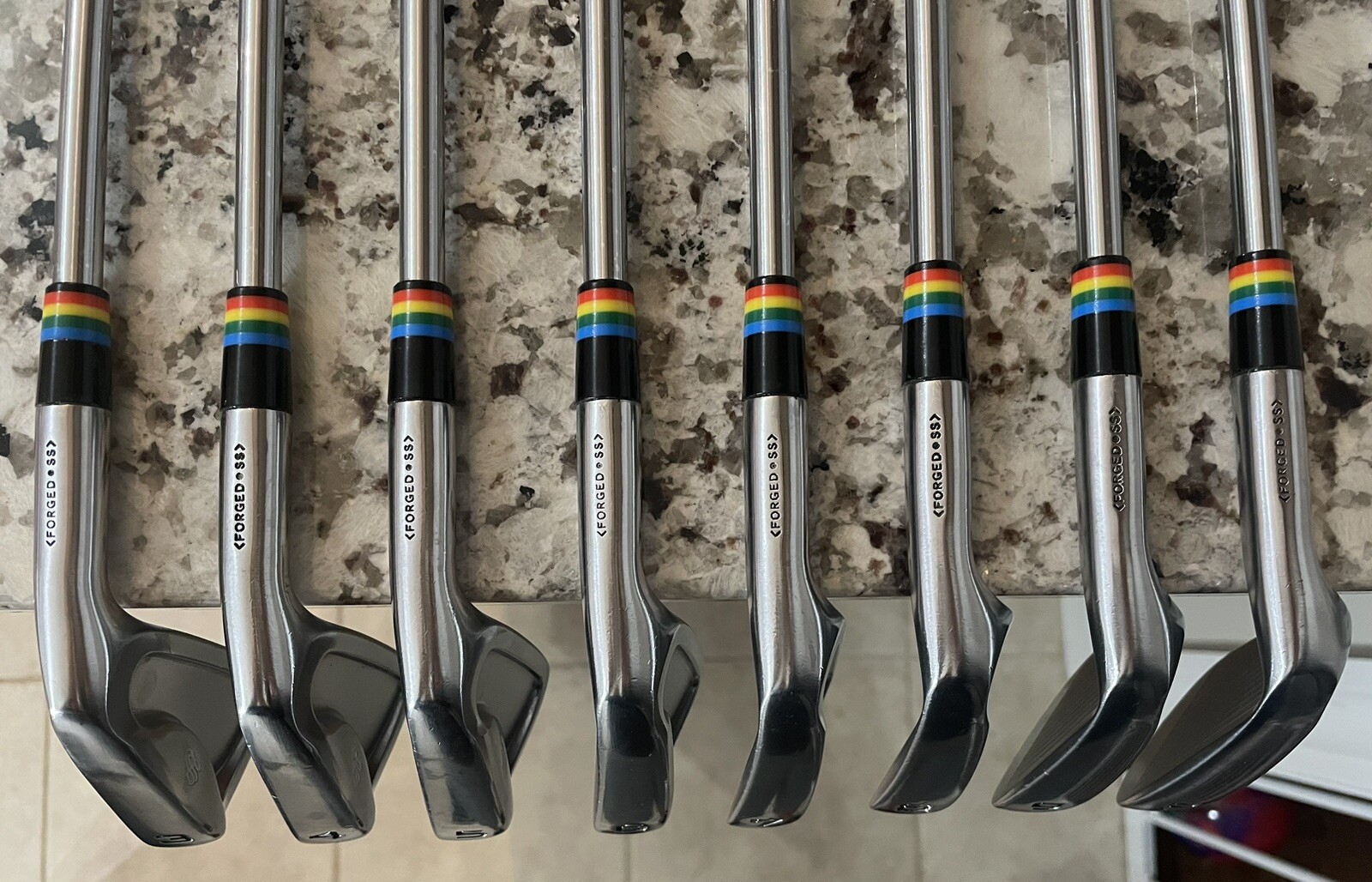 Scratch Golf AR1 Irons 3PW BB&F Ferrules Project X 6.0 Shafts New