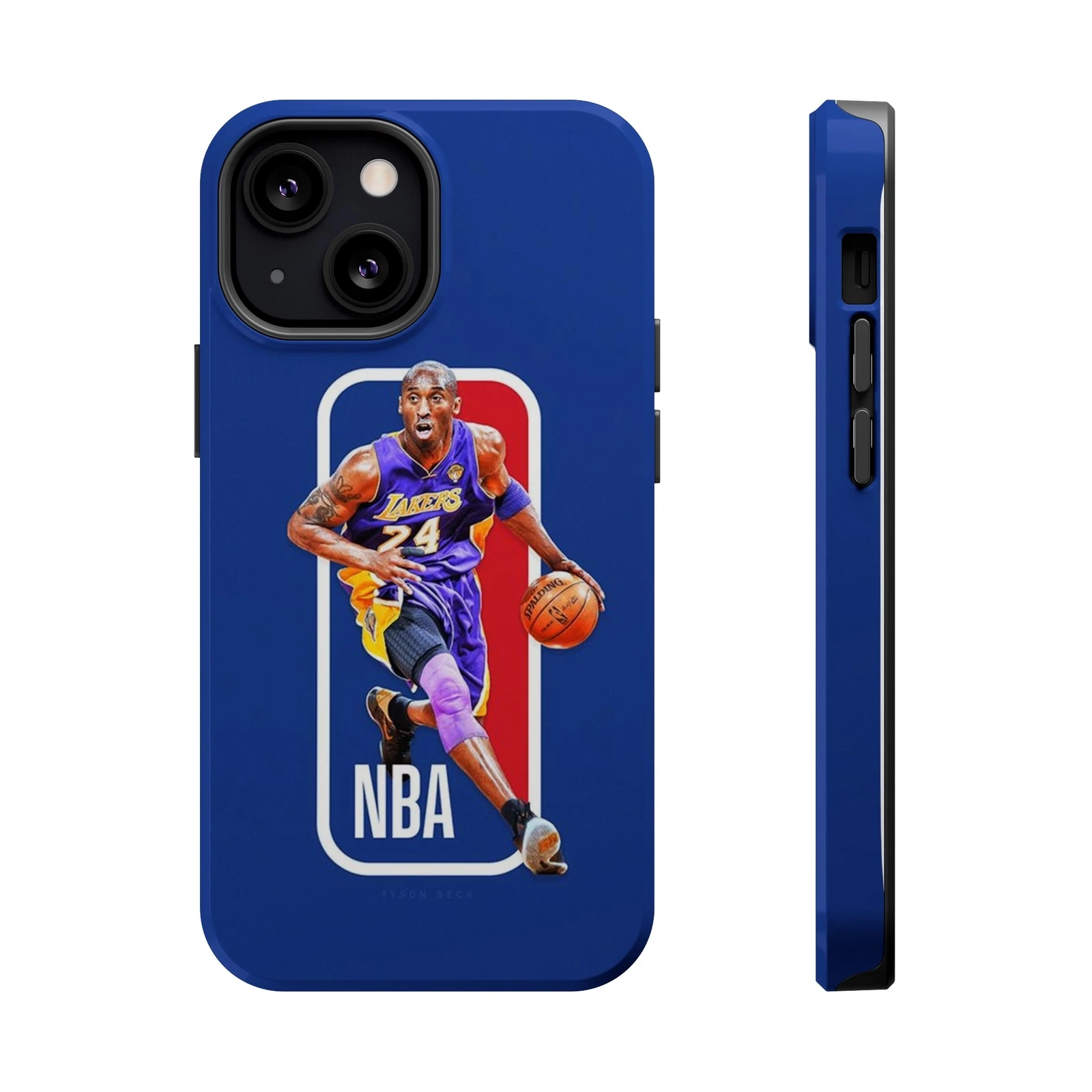 Kobe Bryant NBA Logo, Black Mamba Phone Case