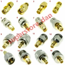 25Pcs/Set   RF Adapter SMA TO N UHF PL259 BNC RPSMA SO239 male female Connector 