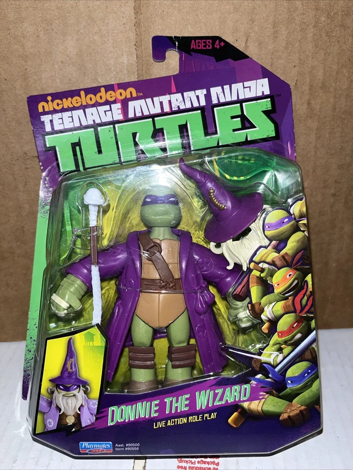 Figura de acción Tortugas Ninja Adolescentes Mutantes Donnie el Mago TMNT Playmates 2013 Foto 2 de 4