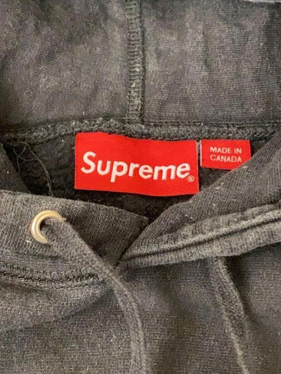 Felpa Supreme nera S usata