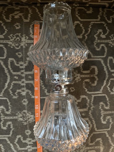 Vintage Light Oil Clear Glass Wick - Picture 7 of 7