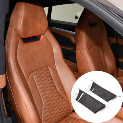 Real Carbon Fiber Seat Front Cover Fit for Lamborghini URUS 2018-2021
