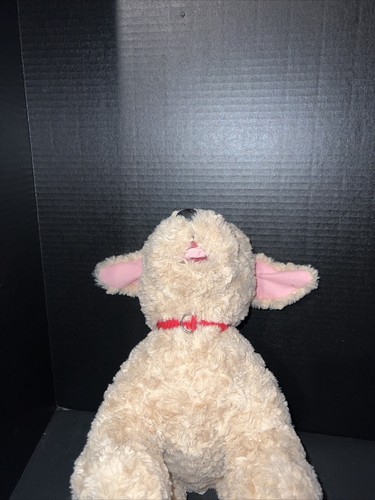 Build A Bear Promise Pet Dog Tan Scruffy Labradoodle Puppy Sparkle Hair - Picture 3 of 6