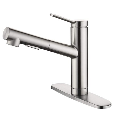 Kitchen faucets, Bar Sink Faucet, Kitchen Sink Faucet Pull Out Brushed Nickel...