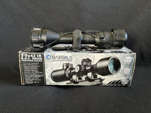 Barska 3-9x42 IR B.D.C. Drum Contour Scope - Picture 1 of 7