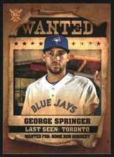 2021 Topps Big League Wanted #WT13 George Springer Card