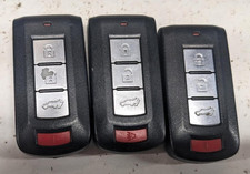 Lot Of 3 Oem Mitsubishi Smart Key Fob Remotes Ouc644m-key-n 4 Buttons
