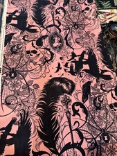 Alexander Henry "after dark" on mauve, one yard