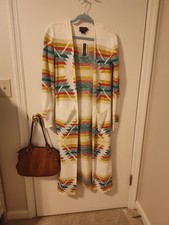 Pendleton Women's Pacific City Duster Sweater XS Cream