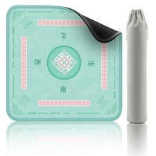 Mahjong Mat - Non-Slip Noise Reduction Gaming Mat 32.4x32.4 Inch for Mahjong/...