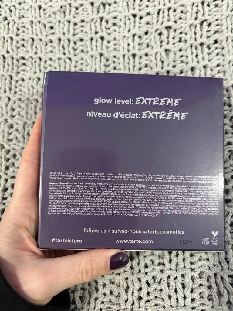 Tarte Tarteist Pro Glow 3 Cheek Palette New in Box