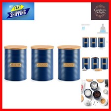 Elegant Set Of 3 Airtight Tea