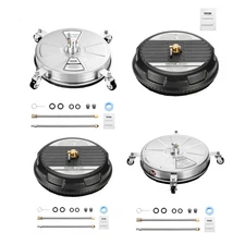 Uimoso 14" - 24‘’ Pressure Washer Surface Cleaner Stainless Steel 4000-45000 PSI