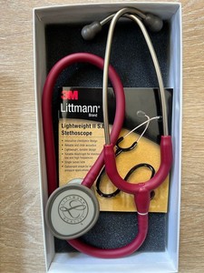 3M Littmann Lightweight II SE Stethoscope Burgundy 2451 With Box