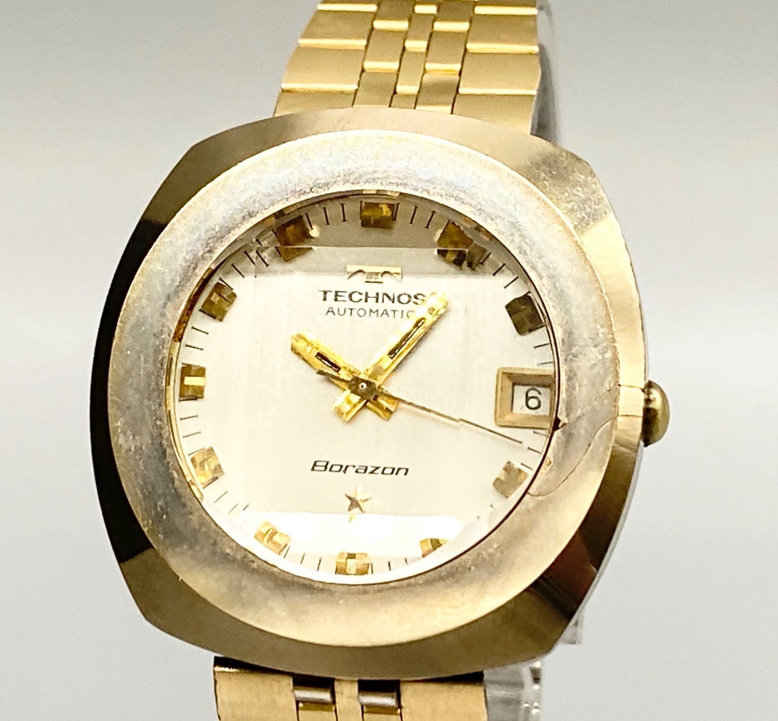 Technos Borazon Automatic 39mm Stainless Steel Wa… - image 1