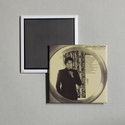 Leonard Cohen - The Best Of Leonard Cohen Album Cover Locker Fridge Magnet