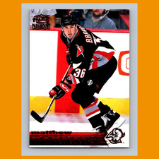 Matthew Barnaby #17 1998-99 Pacific Paramount Copper Buffalo Sabres Hockey Card
