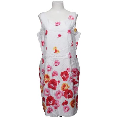 Casual Corner, Kleid, Größe: 40, Weiß/Mehrfarbig, Baumwolle/Polyester #rmp
