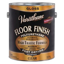 VARATHANE 130031 Floor Finish,Crystal Clear,Gloss,1 gal. 1TBN4