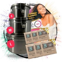 Xxl Set KräUter Aufbewahrungsdose Luftdicht Kompatibel Mit Boveda + Pack 58% Gro